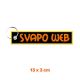 Svapoweb Portachiavi in tessuto 13x3cm